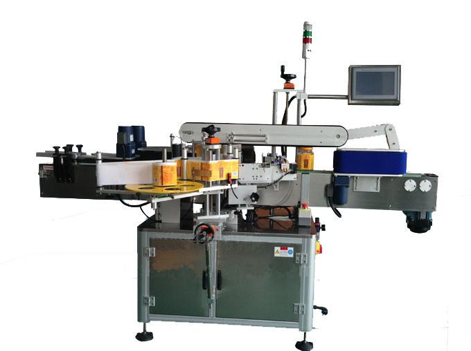 Máquina de etiquetas adesiva de vidro automática completa da vara da garrafa redonda