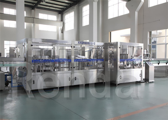 Electric Water Bottle Filling Machine For 330ml / 500ml Automatic PET Bottle Filling Line