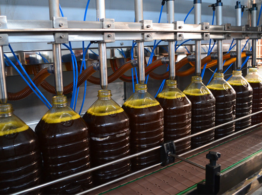 Electric Automated Cooking Oil Filling Machines  Stainless Steel Bottling Machine