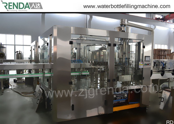 110V Automatic Liquid Water Bottle Filling Machine / Pure Water Aseptic Bottling Equipment 6000BPH