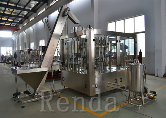 Full Automatic Juice Filling Machine , Beverage Filling Machine Bottling Equipment