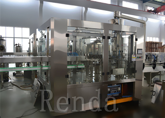 Full Automatic Juice Filling Machine , Beverage Filling Machine Bottling Equipment