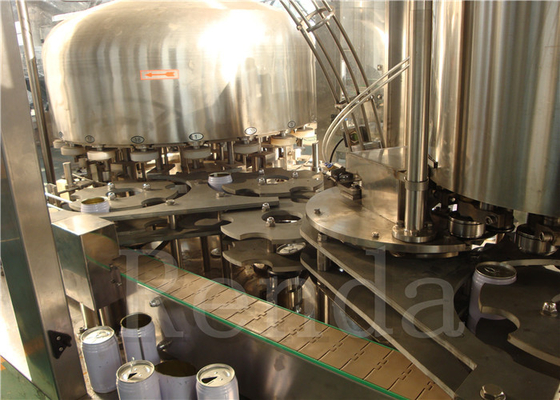 Drink Liquid Can Filling Machine For Soda Water / Coca Cola / Juice/Gas Drinks