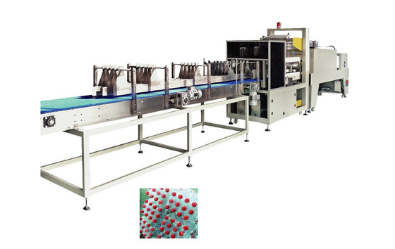 Fully Automated Packaging Machines Plastic Bottle Shrink Wrapping Packing Machine CE Certification