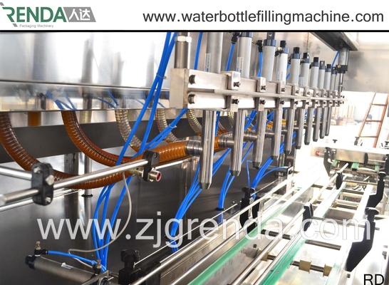 Determent automático da lavanderia das máquinas de enchimento do óleo que enche a máquina líquida comercial do enchimento da capacidade de 1L 2L 5L