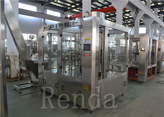 Equipamento de engarrafamento automático do suco da máquina de enchimento do suco de 10000 BPH para o negócio 3 em 1